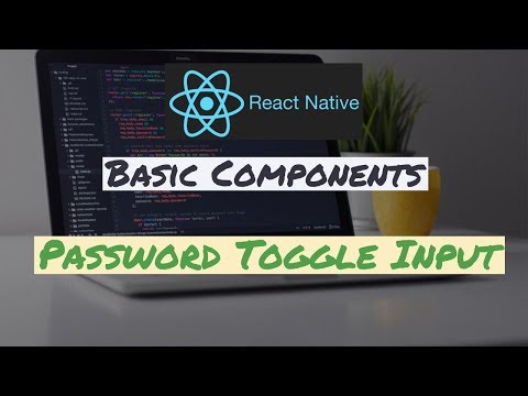 React Native Components Password Toggle Input