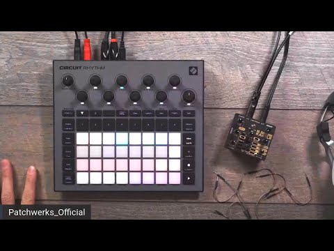 Bastl Kastle Drum meets the Novation Circuit Rhythm