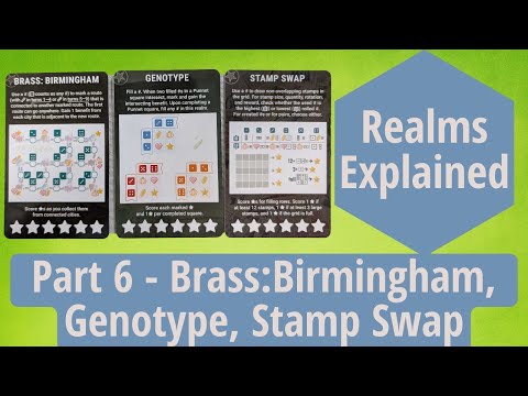 Promo Realms Brass: Birmingham, Genotype, Stamp Swap  - Explaining the Rolling Realms