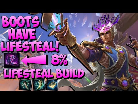 BOOTS HAVE LIFESTEAL NOW?! INSANE UNLIMITED SUSTAIN BUILD! - Masters Ranked Duel - SMITE