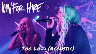 Icon For Hire - Too Loud (Acoustic) live feat. Amy Guess | Icon Army Tour | Chain Reaction