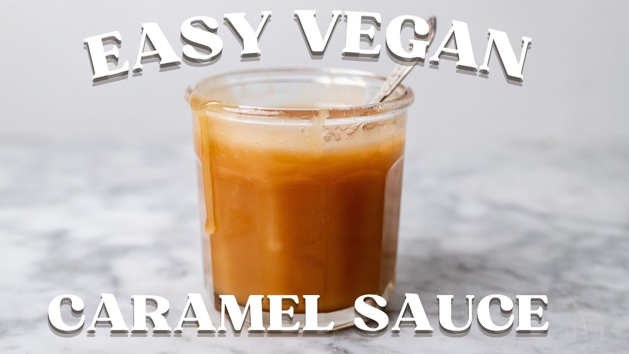 How to make the *perfect* vegan caramel sauce | For baking, topping, and dipping!