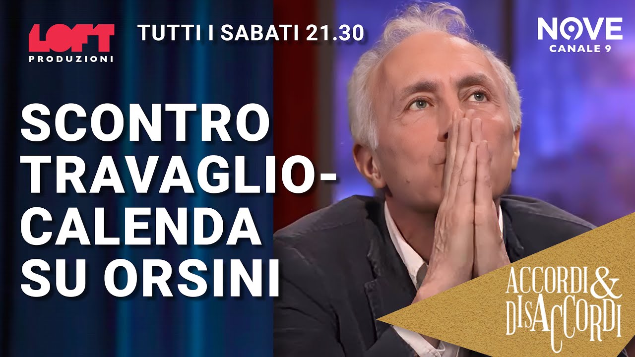 Scontro Travaglio-Calenda su Orsini