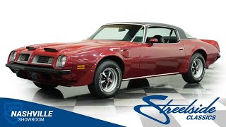 Video Thumbnail for 1975 Pontiac Firebird