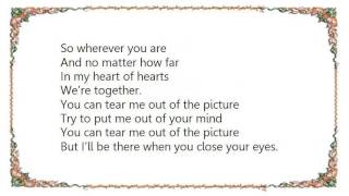 George Jones - Tear Me Out of the Picture Lyrics