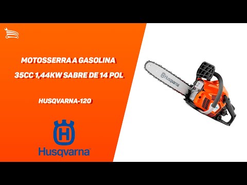 Motosserra a Gasolina 35CC 1,44KW Sabre de 14 Pol - Video