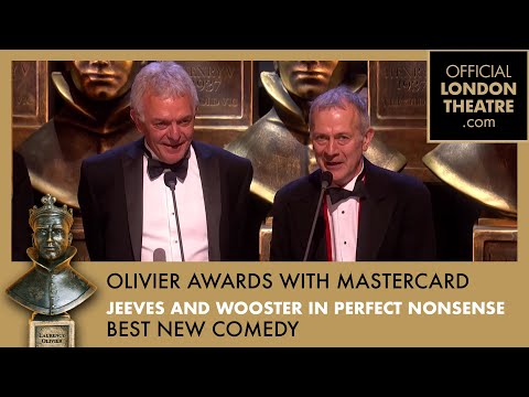 Jeeves and Wooster in Perfect Nonsense wins Best New Comedy | Olivier Awards 2014 with Mastercard