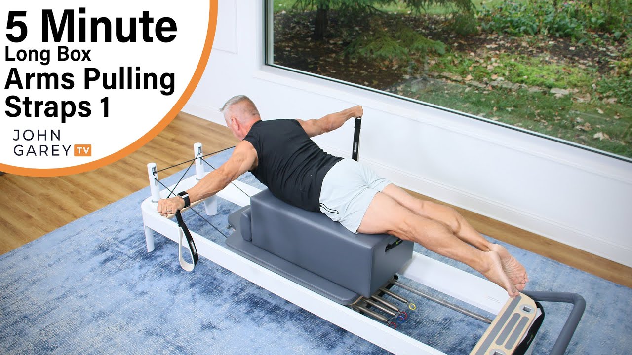 5 Minute Reformer Workout   Long Box Arms Pulling Straps 1