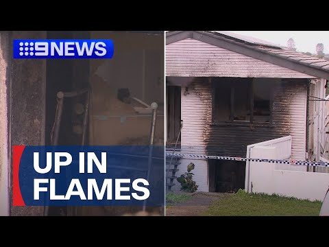 Home of former Big Brother narrator goes up in flames | 9 News Australia