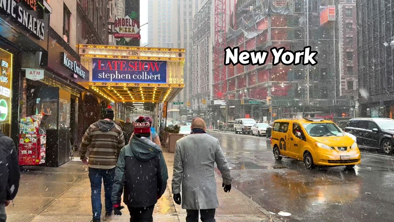 Walking In The Snow Manhattan New York Snowfall Virtual Tour