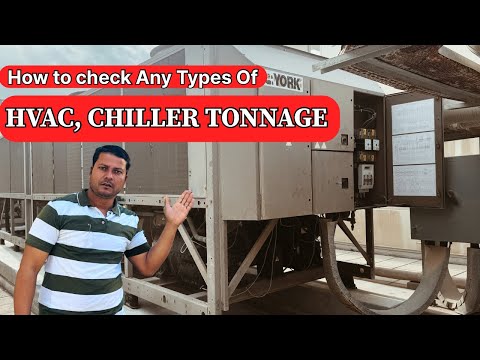 Hvac Chiller Tonnage Calculation, Chiller Plant, Hvac Training Videos, Cooling Capacity