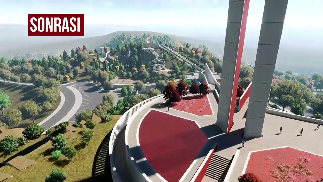 Ankara’nın yeni nefes alanı, yeni cazibe merkezi 100. Yıl Şükran Anıtı ve Şehitler Anıtı’nın projesi