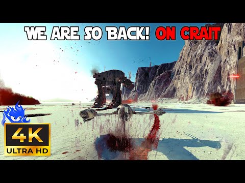 Awesome Defense of Crait | Battlefront 2 in 2025 | Galactic Assault [PC 4K]