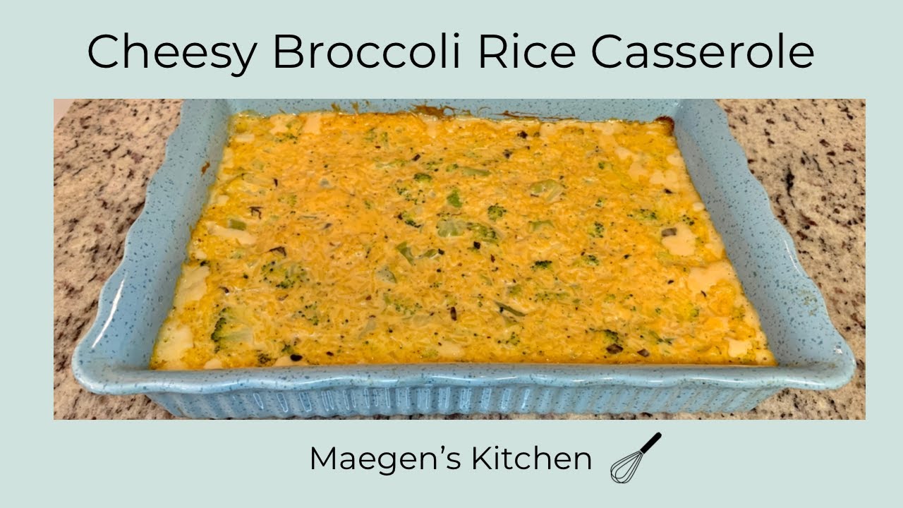 CHEESY BROCCOLI RICE CASSEROLE | EASY THANKSGIVING SIDE | THANKSGIVING FAVORITES COLLAB