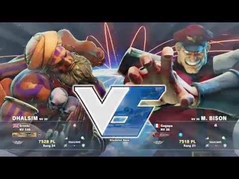 broski ( Dhalsim ) VS Gagapa ( M.Bison ) HD 1080p - Street Fighter 5