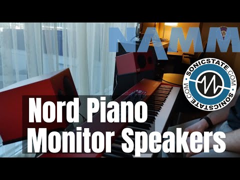 NAMM 2019 Nord Piano Monitor Speakers