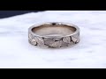 video - Birch Leaf Wedding Band