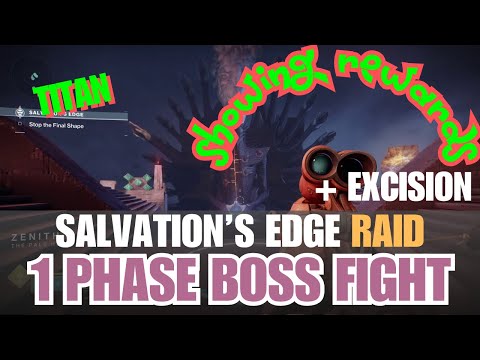 EXCISION and SALVATION'S EDGE RAID - THE WITNESS 1 phase Boss Fight with Titan. Red Border rewards.