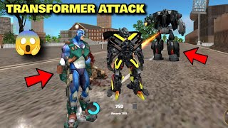 Truck Transformer Attack on Vice Town Police in Rope Hero Vice Town Game || Classic Gamerz