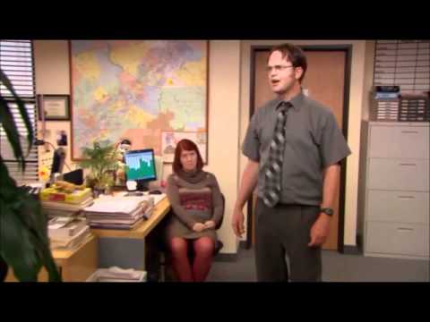 The Office Dwight fights himself