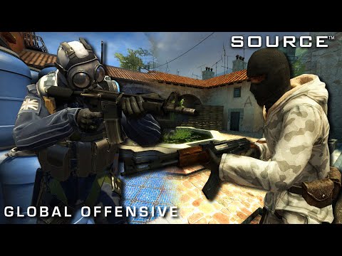 CS:GO VS. CS: Source - [Expert Bots] Comparison Parody