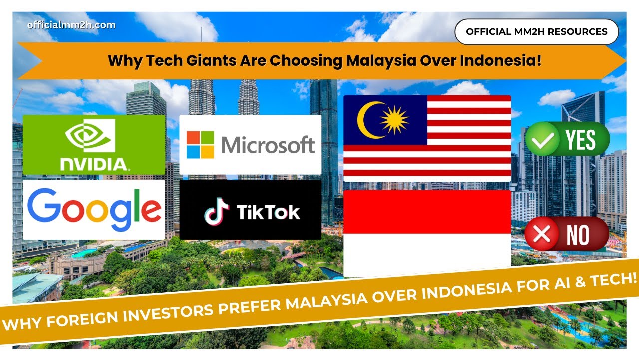Why Tech Giants Are Choosing Malaysia Over Indonesia!