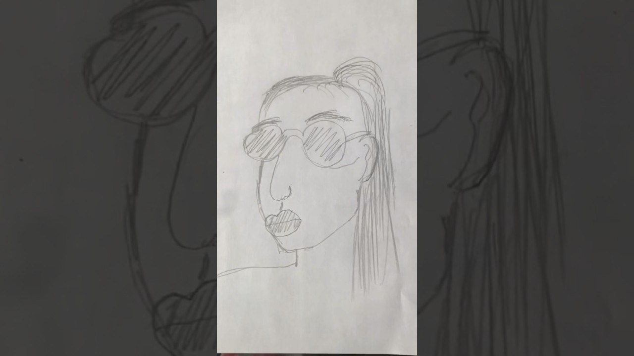 Waitt!!✨Ariana Grande✨dm’d me asking to draw her👁️👄👁️| This drawing took me 10 hours🤯🔥…#shorts