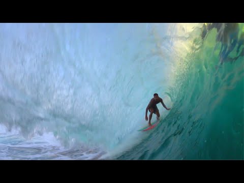 SURFING AT GROWER DESERT POINT SPOT IN LOMBOK INDONESIA
