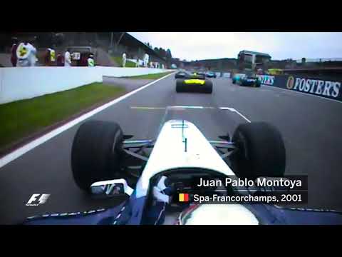 2001 Formula 1 Belgian Grand Prix - Juan Pablo Montoya [Williams BMW] OnBoard Start