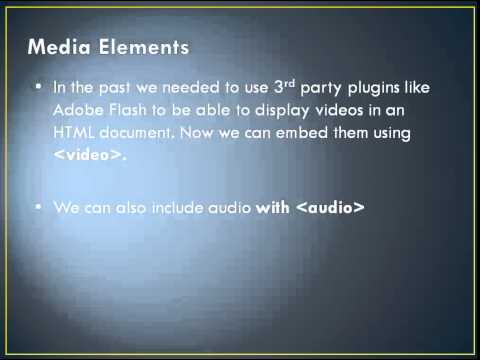 Projects in HTML5 – Chapter 1 – Course Introduction