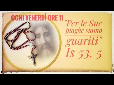 "Per le Sue piaghe siamo guariti"