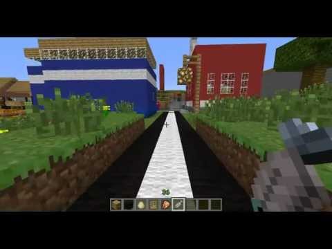 Mr Fox & LadyFree in my minecraft server tour part 1