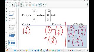 42AP Adding and Subtracting Vectors