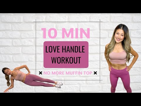 10 MIN LOVE HANDLE WORKOUT - NO MORE MUFFIN TOP - AT HOME - #FitAtHome - Flex with Bex