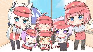 【手描き】ちいミオのPONが次々と発覚するホロナルド【さくらみこ /大神ミオ / 白上フブキ / 猫又おかゆ / 常闇トワ / 鷹嶺ルイ / ホロライブ 切り抜き / ホロライブ】