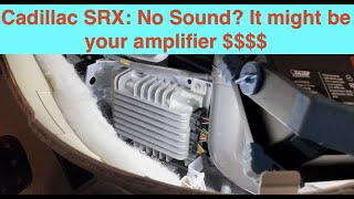No #audio for sound or #turning #signal on #Cadillac #srx ... It might be your #bose #amplifier -Fix