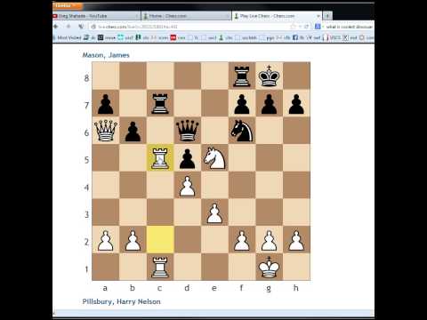 Key Moments in Chess History #87: Hastings 1895 - Pillsbury vs Mason