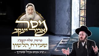 הרב מנחם מנדל פומרנץ | מסר אביר יעקב - פרשת שלח תשפ"ג • שמירת הלשון •