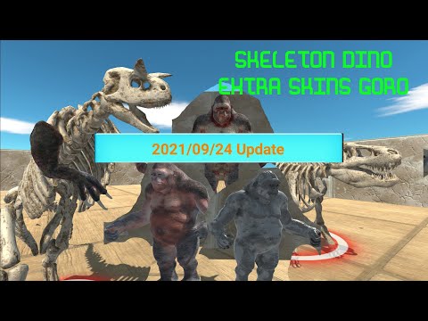SKELETON DINO | EXTRA SKINS FOR GORO - Animal Revolt Battle Simulator