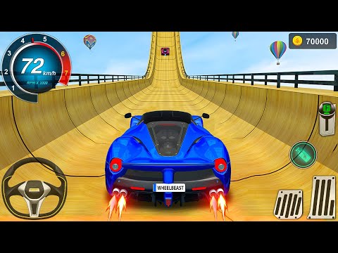 Crazy Ramp Car Stunts Racing - Impossible GT Car Mega Tracks Master Driving - Android Gameplay