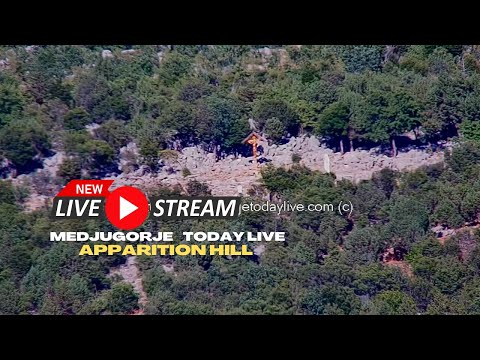 Medjugorje LIVE Stream  24/7 CAM - Apparition Hill FullHD