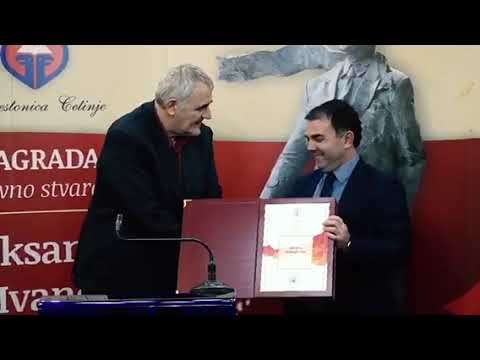 Svečanost uručenja nagrade za književno stvaralaštvo "Aleksandar Leso Ivanović" 21.11.2022.