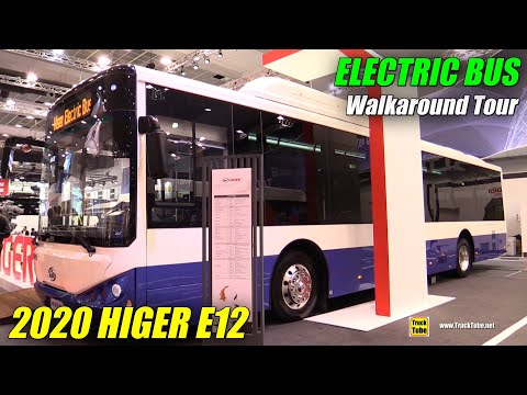2020 Higer E12 Battery Electric Bus - Exterior Interior Walkaround