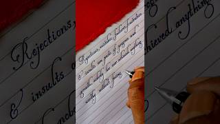 best and neat cursive handwriting #cursive #handwriting #calligraphy #art