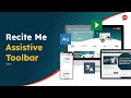 Recite Me Assistive Toolbar