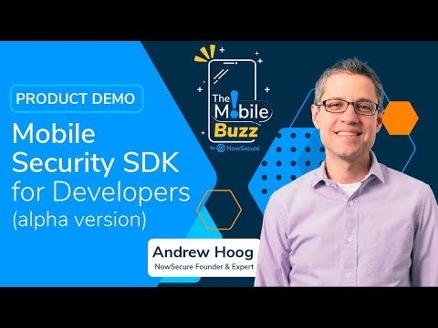 [DEMO] Mobile Security SDK for Developers (alpha version)