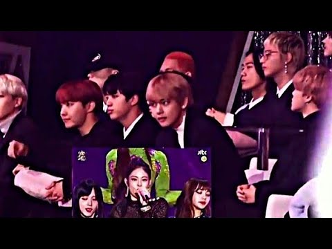 BTS REACTION TO BLACKPINK AS IF IT'S YOUR LAST/GDA 2018