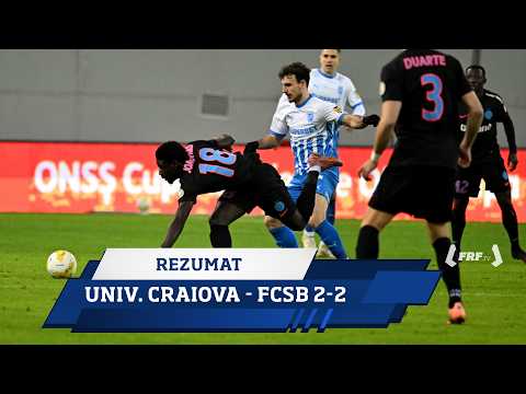 Cupa României Betano, grupe: Univ. Craiova - FCSB 2-2 (Rezumat, 12.02.2026)