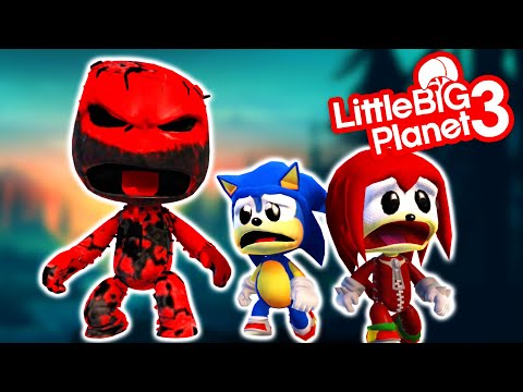 Sonic & Knuckles VS Evil Sackboy - LittleBigPlanet 3 | EpicLBPTime