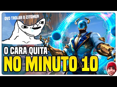 O CARA QUITA SÓ PRA ME TROLLAR! SMITE ESTÁ TRISTE! YU HUANG MID - Ranked Conquista